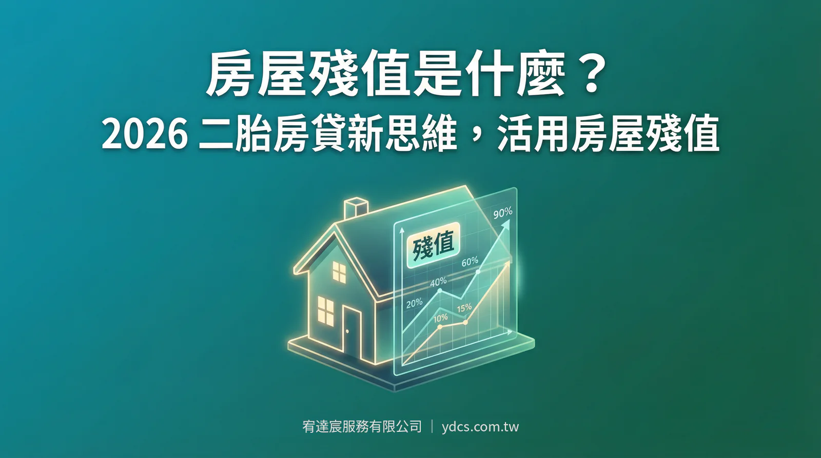 房屋殘值是什麼 二胎房貸新思維 宥達宸服務有限公司 ydcs.com.tw